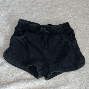 (3 for $10) Circo black shorts 12 months baby girl clothing